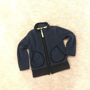 J Crew Crewcuts fleece jacket in Navy Size 3T